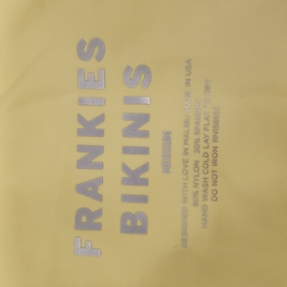 💕FRANKIE'S BIKINIS💕 Falcon Bikini TOP ~ Monarch Butterfly Print Medium M NWT - Picture 13 of 16